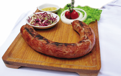 Grilled American sausage