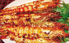 Grilled prawn