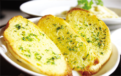 Grilled bread with butter & garlic