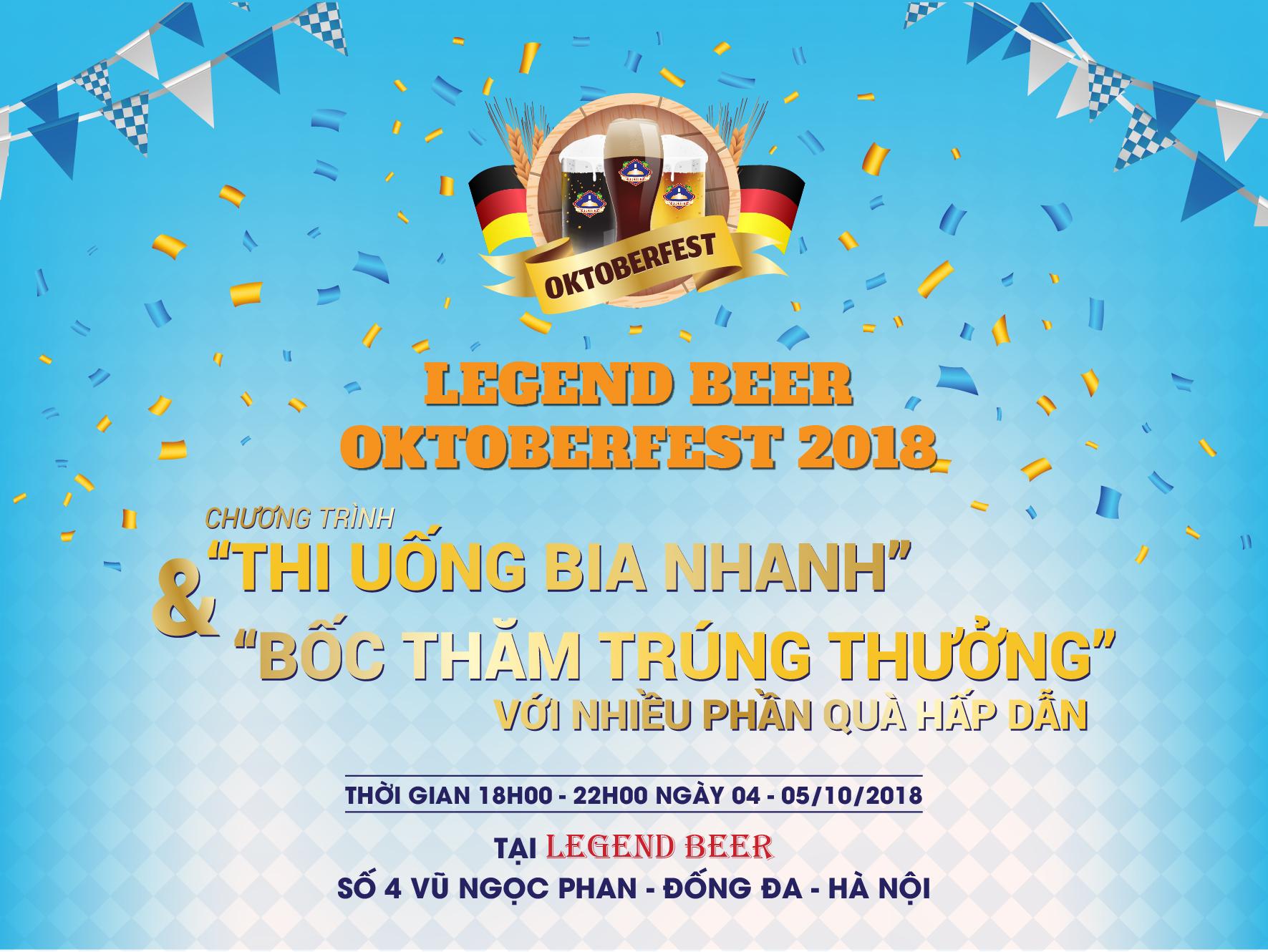 Legend Beer Oktoberfest 2018 - the famous beer festival of the year