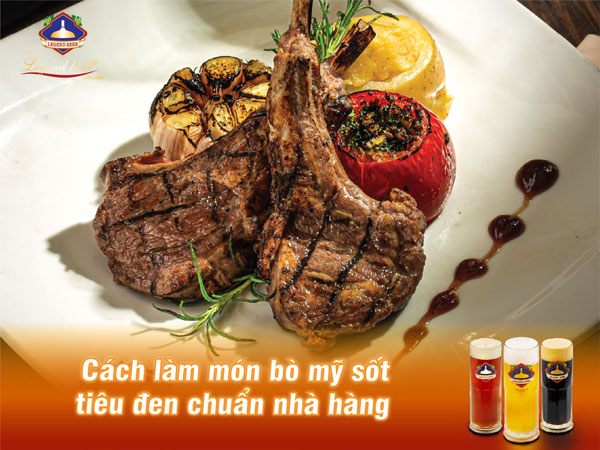 Cách làm món bò Mỹ sốt tiêu đen chuẩn nhà hàng