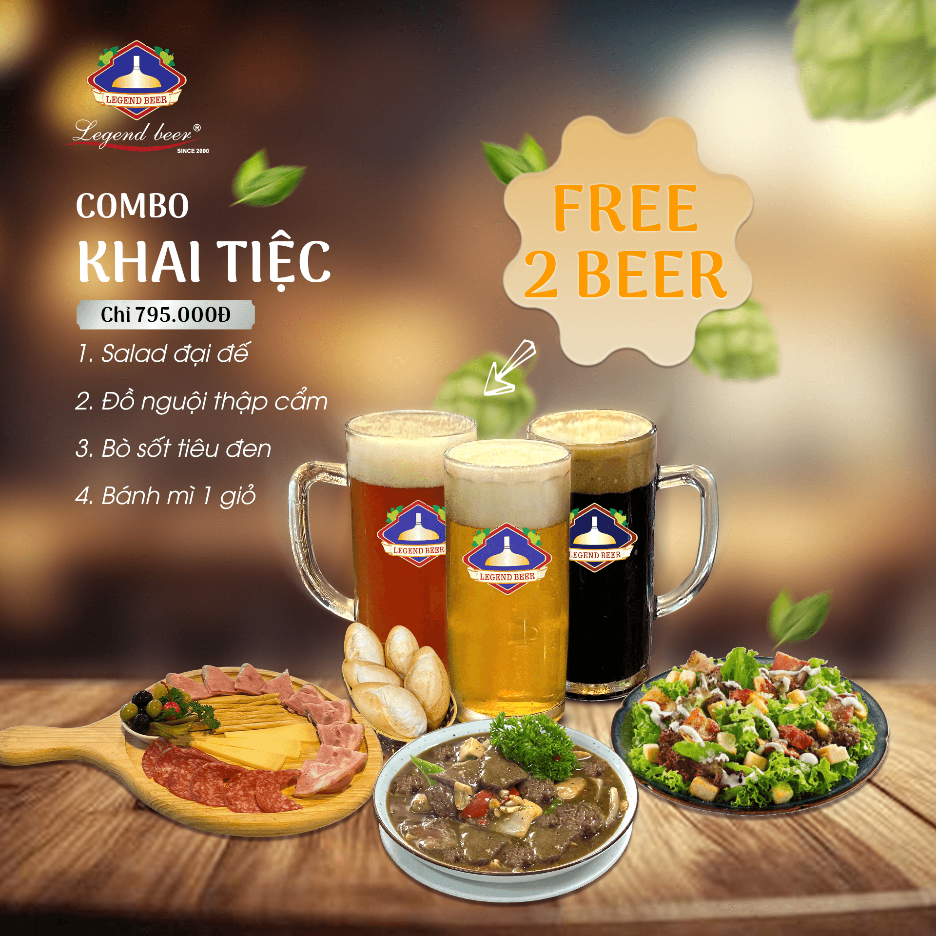 Combo Khai Tiệc – 795.000đ