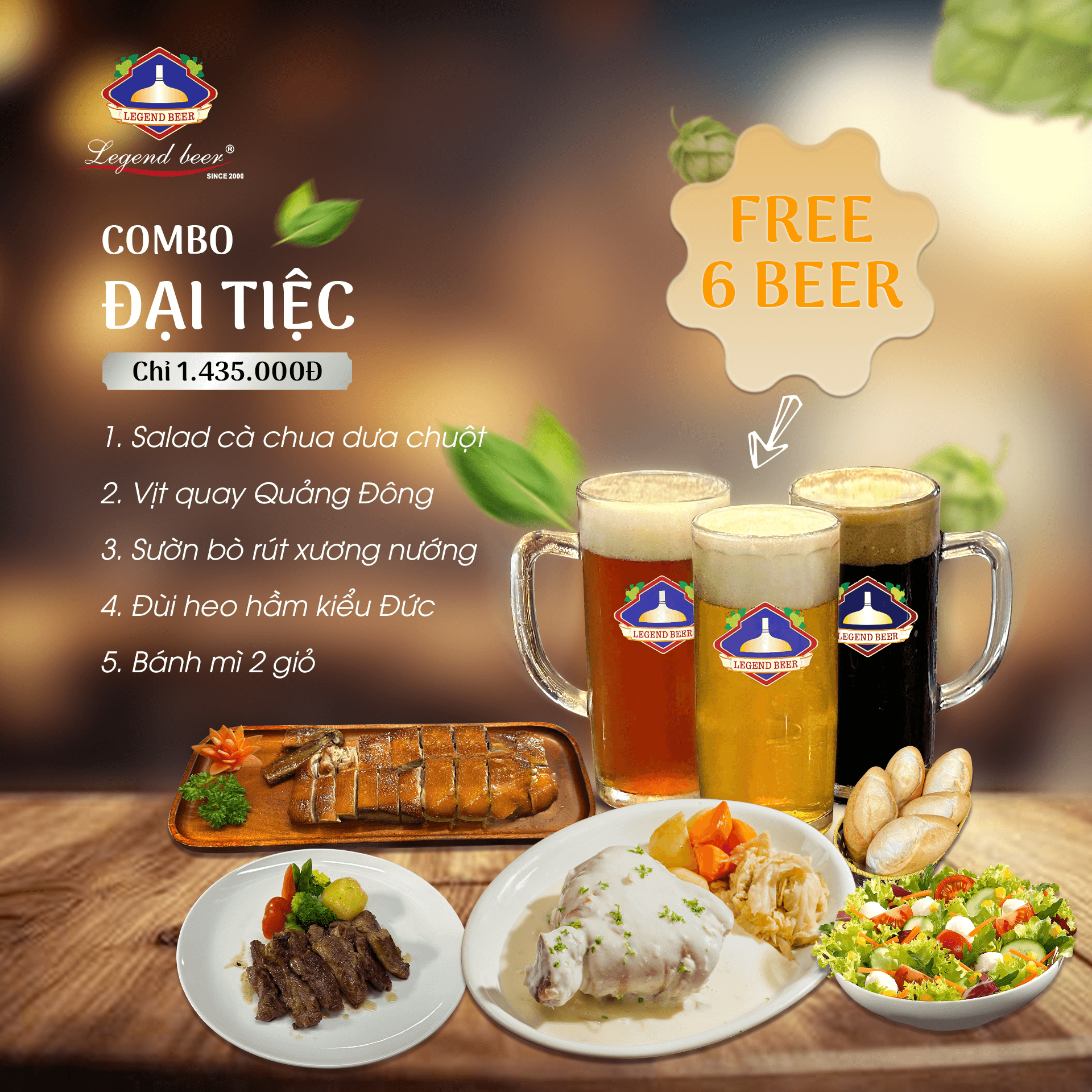 Combo Đại Tiệc - 1.435.000đ